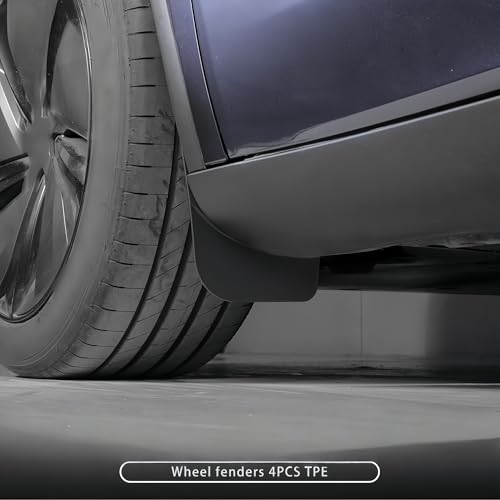 Garde-boue de voiture Tesla Y 2025 protégeant la carrosserie des projections de pluie et boue - 3