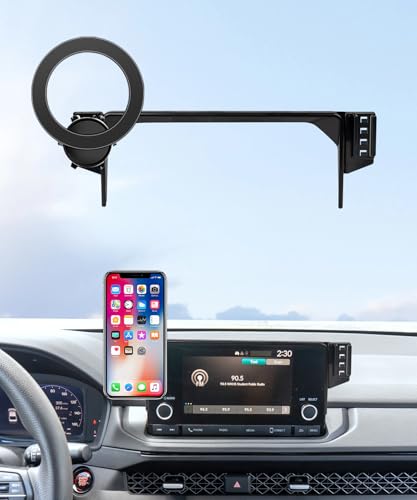 MaserWeller Car Phone Holder for Honda Accord 2023-2026 Accessories 7/9-Inch Screen Fixed Clip 360 Rotation Phone Mount Compatible with MagSafe Cell Phone Holder that Does Not Affect Air Vent