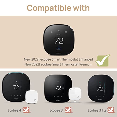 CaseBot Wall Plate For New 2022 Ecobee Smart Thermostat