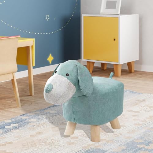 Image of ARTISOUL Animal Footstool Creative Cute Pouffe Chair for Playroom Entryway Waterproof Dog | Furniture | Benches & Stools