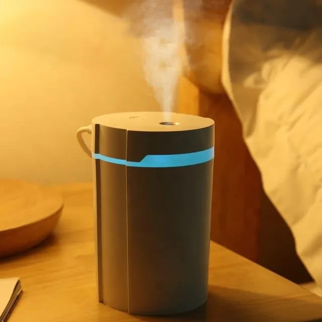 Image of DIFFUZE Ultrasonic Aroma Diffuser for Home, Office & Bedroom | USB Cool Mist Humidifier with LED Ambient Light | Quiet Essential Oil Diffuser | Portable Mini Air Moisturizer