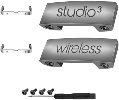 Studio 3 Hinge Replacement Parts Metal Folding Original Hinges Headband Connector Clip Pin Cover Accessories Repair Kit Compatible with Studio3 Wireless Over-Ear Headphones (Asphalt Grey) image 4