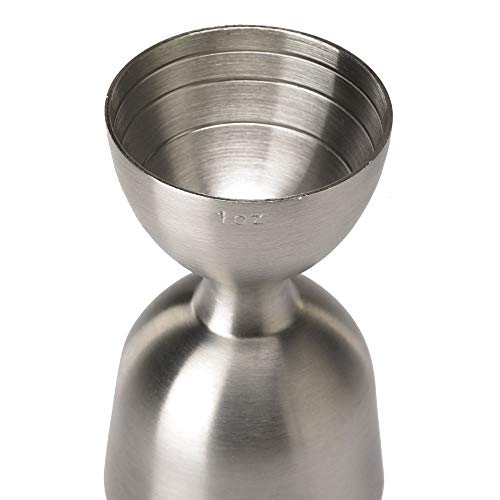 Barfly M37006 Heavy-Duty Straight Rim Bell Jigger, 1 Oz X 2 Oz, Stainless Steel #TOP7