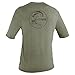O'Neill Men’s Hybrid-2 Short Sleeve Sun Shirt, UPF 50+ Sun Protection, Rash Prevention for Surfing and All Water Activities, Chimera, Small