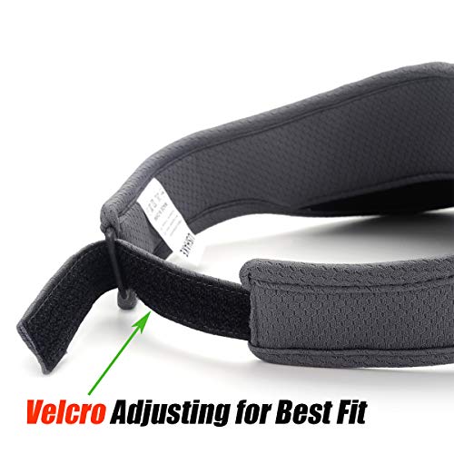 Ushake Sports Sun Visor For Man Or Woman In Golf Running Jogging Tennis Hiking Dark Grey #TOP4