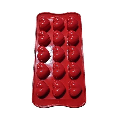 Forma Em Silicone Coração Para Bombom/Chocolate Antiaderente - UD...