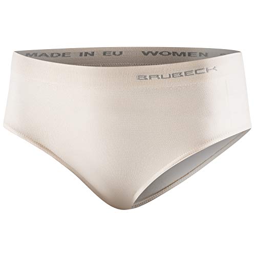 BRUBECK Thermoaktive Damen Unterhosen aus Merino Wolle Komfortabel Nahtlos Antiallergen Ideal Slip Damen für Jedes Wetter