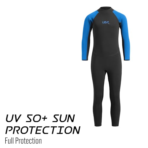 Urban Beach Sharptooth Sommer-Neoprenanzug für Kinder, volle Länge, 2 mm, dehnbares Neopren, Surfen und Tauchen, Neoprenanzug mit UV-Schutz