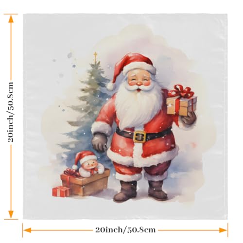Servilletas de Tela Santa Claus Pack 6 50.5x50.5 cm miniatura 2