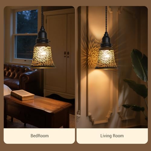 Image of 4 Pcs Laser Cut Metal Covers, Antique Bronze Chrysan Ceiling Fan LampShades | Size: 2.16 inch Top x 4.72 inch Bottom x 4.72 inchH. UNO fitter lamp shades. Laser-cut design decorative chrysanthemum light patterns.