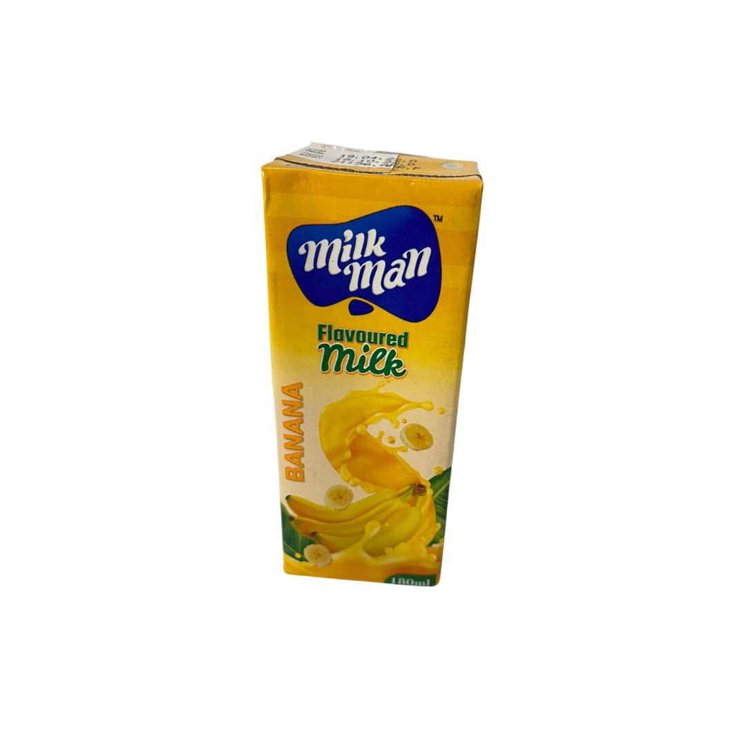 Milk Banana Flavour Milk Man 24x180ml