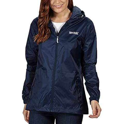 Regatta Womens Pack-It III Waterproof Packaway Jacket - Navy - 14 Cover