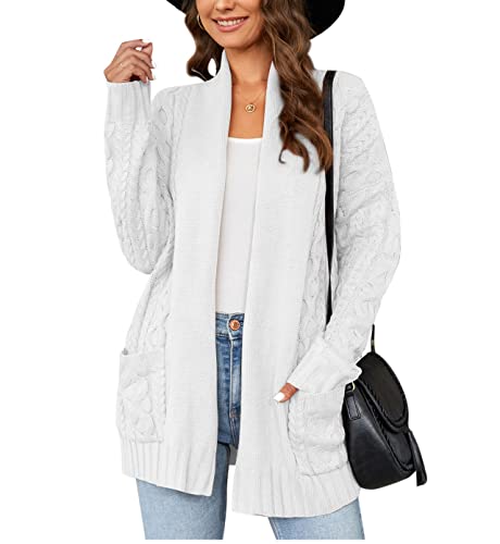 Maxwinee Cardigan da donna con collo sciallato