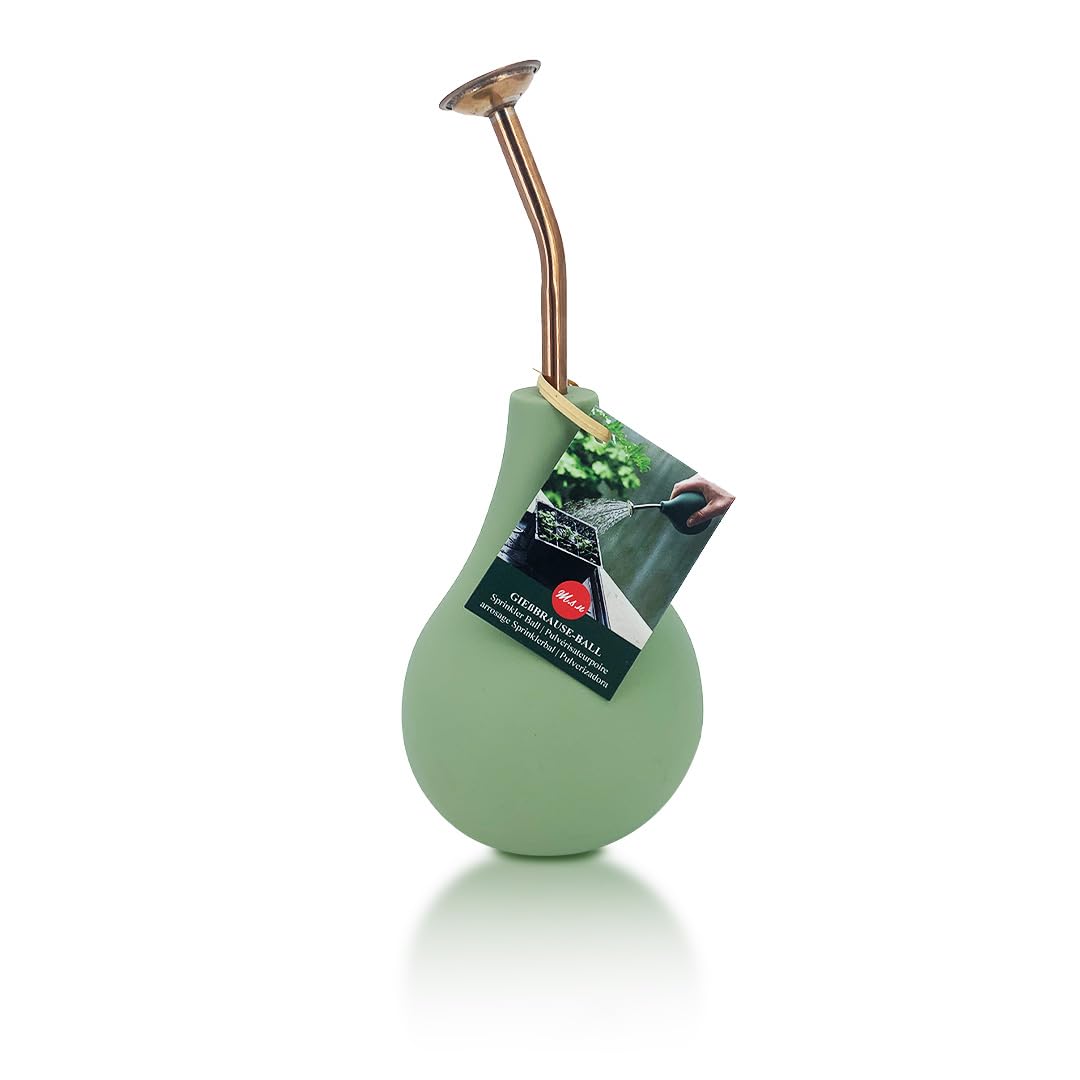 Ballbrause, Sprüher, um Ihre Pflanzen zu bewässern, Schonende Ballbrause, Zerstäuber Hand aus Kupfer, Wassernebel zu erzeugen und Ihre Blumen zu sprühen. (500 ml, mintgrün)
