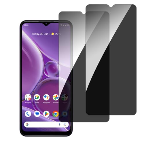 chejuza Privacy Screen Protector for Nokia G42/G310 5g [2 Pieces], 9H Hardness, Full Coverage Anti Spy Tempered Glass, HD Screen Protector