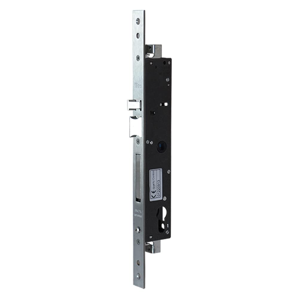 Elettroserratura Da Infilare Art. 783 Chiusura Triplice. Quadro Maniglia Mm 8, Scrocco Autobloccante. Dotata Di Due Ghiere, Un Sottofrontale In Nylon, Viti Di Fissaggio. Frontale Inox. - 4