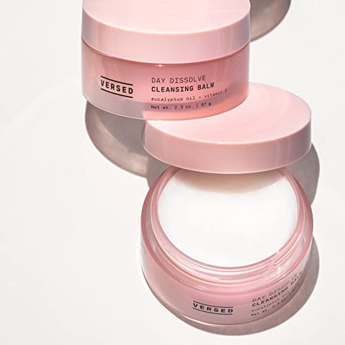Versed Day Dissolve Cleansing Balm - Gentle, Milky Oil-Based Cleanser To Remove Makeup, Dirt And Oil - Vitamin E Moisturizes Skin While Cleansing Residue-Free - Vegan (2.3 Oz) #TOP2