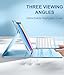 Harvopu Compatible for iPad 11th 10th Generation Case with Keyboard, Folio Cover with Pencil Holder, Multi-Touch Trackpad, 7 Color Backlit, Detachable Keyboard for iPad (A16) 11th/10th Gen (Sky Blue)