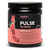 LEGION Pulse Pre Workout - All Natural Nitric Oxide Preworkout Drink to Boost Energy, Creatine Free, Naturally Sweetened, Beta Alanine, Citrulline, Alpha GPC (Watermelon)