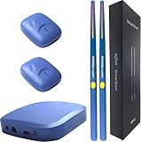 Air Drumsticks, 3D Motion Sensing Virtual Drum Kit with RGB Lights, Portable Silent Practice for Kids, Teens & Adults, Fun Gift for Beginners & Music Lovers