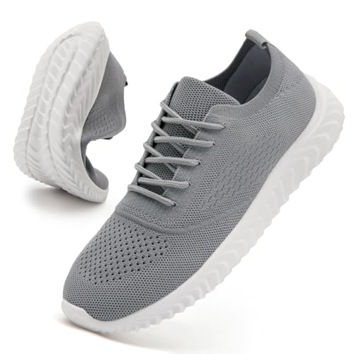 IVQDZL Damen Sneaker Turnschuhe Laufschuhe Hallenschuhe Joggingschuhe Leichte Schuhe Straßenlaufschuhe Walkingschuhe Freizeitschuhe Sportschuhe Grau 39 EU., 24.99 €