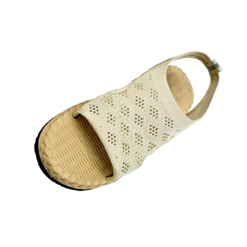 Chaussures antidérapantes respirantes avec lanière pour une marche stable en été