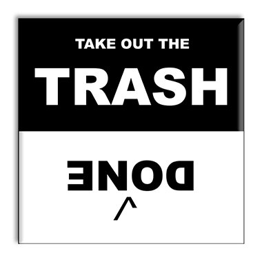 Amazon.com: Take Out The Trash Refrigerator Magnet Sign - Magnetic