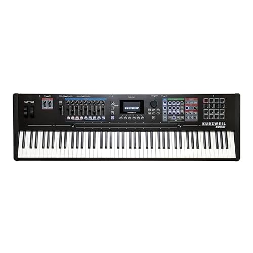 Kurzweil Estación de trabajo Sintetizador K2700, síntesis V.A.S.T, 256 voces, 88 teclas con mecanismo de martillo y Aftertouch