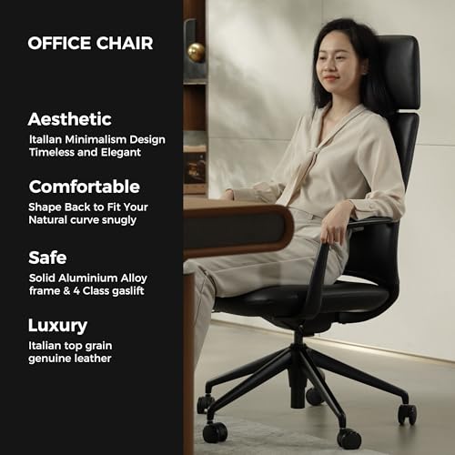 Luxury leather executive chair