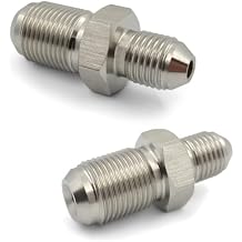 M12x1.0 to 3AN Fitting - Metric Straight Adapter For Brake and Clutch Lines