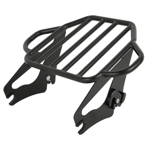 Porte-bagages amovible pour moto Harley Road Glide 2009-2021 noir mat