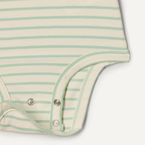 Amazon Essentials x Sofia Grainge Unisex Babies' Long Sleeve Crew Neck Bodysuit, Pack of 3, Rabbits/Round Trees/Stripe, 3-6 Months - image 3
