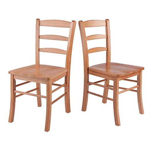 Winsome Benjamin Ladder Back Chairs Set of 2