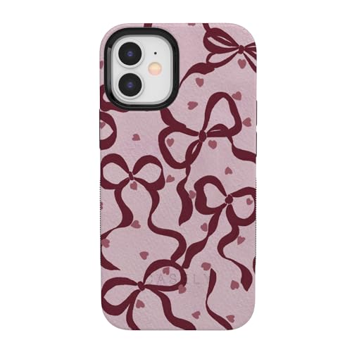 Casely iPhone 12 Mini Case | Coquette Crush | Bows | Bold Protective Design | MagSafe Compatible Design
