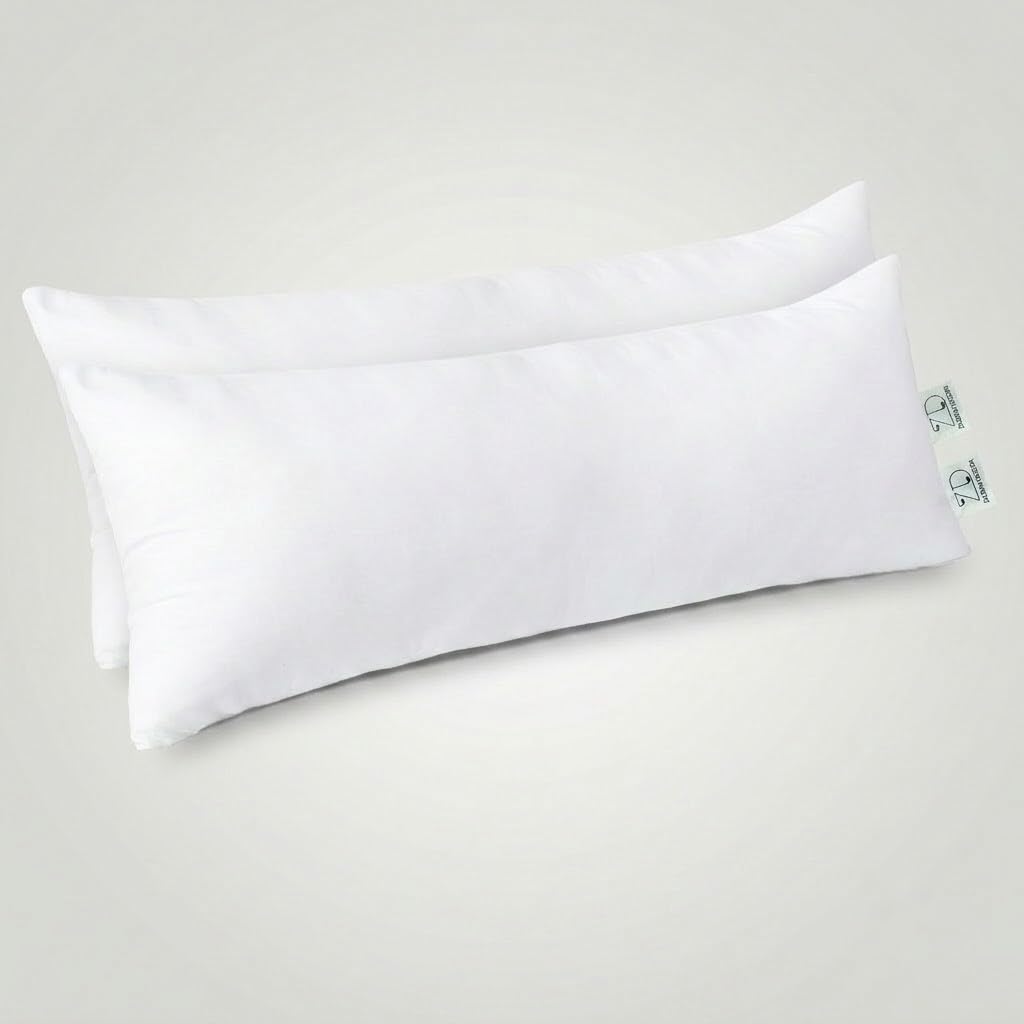 Premium Polyester Cushion Insert for Sofa, Bed & Couch | Soft Fluffy Throw Pillow Filler with High Loft | Square Cushion Pad for Decorative Cushion Covers | 14 x 36 Inch | Pack of 2-image-21