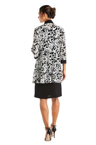 R&M Richards Womens 2PC Printed Two Piece Dress3
