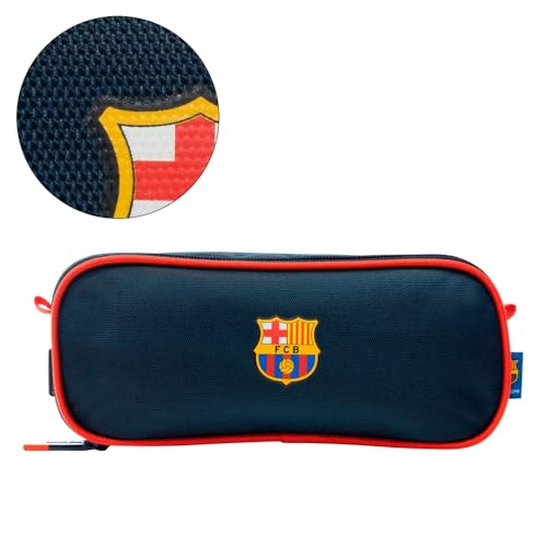 Estojo Escolar 2 Compartimentos Time Licenciado FC Barcelona