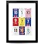 A4 BLACK FRAMED & MOUNTED