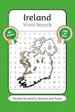 Ireland Word Search Puzzle Book: Word Searches with Easy to Read Print about Ireland, Irish Folklore, Irish Culture and More | 6x9 inches, 110 pages | ... … Gift for Vacations, Holidays and Relaxation