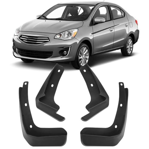 Image of 4PCS Mud Flaps Splash Guards Mudguards Mudflaps for 2017-2024 Mitsubishi Mirage G4 Sedan