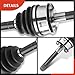 A-Premium Pair (2) Front CV Axle Shaft Assembly Compatible with Toyota 4Runner 1986-1995, Pickup 1986-1995, 4WD Only, Driver and Passenger Side