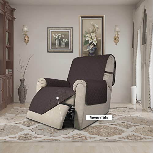 image for Easy-Going Recliner Chair Slipcover Reversible Sofa Cover Water Resist