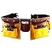 Ceinture porte outils en cuir de qualité avec 11 poches, ceinture ajustable en nylon, cadeau pour fête des pères pour bricoleur(se), charpentier, menuisier