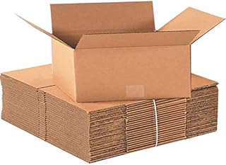 Strong Sturdy 9x6x6" Royal Mail Brown Small Parcel Cardboard Postal Mailing PiP Boxes Shipping Carton Boxes Single Wall - Pack of 25 (9x6x6 inches - 229x152x152 mm)