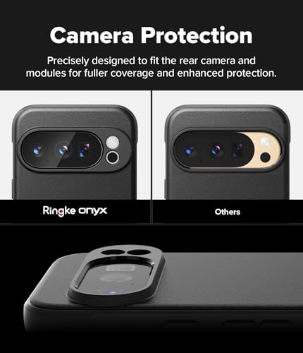 Image of Ringke Onyx for Google Pixel 10 Pro Case [Feels Good in The Hand] Oil & Dirt Resistant, Enhanced Camera Lens Protection, Comfortable Grip, Non-Slip, Lightweight Cover - Black