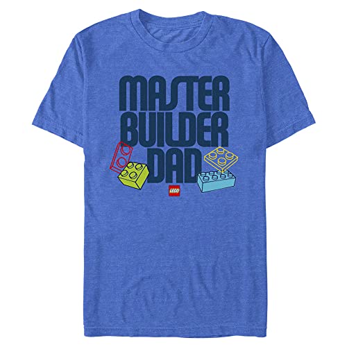 Lego Iconic Builder Dad Young Mens Short Sleeve Tee Shirt