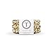 TELETIES - Animal Print Hair Ties - Hair Coils - 3 pack (Small, Leopard)