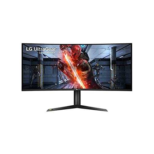 Image of LG 38GN95B-B 37.5 inch Nano IPS 1ms QHD (3840x1600) Curved Ultragear Gaming Monitor with 144Hz (160Hz Overclock) Refresh Rate, DisplayHDR 600, NVIDIA G-Sync Compatibility, Black