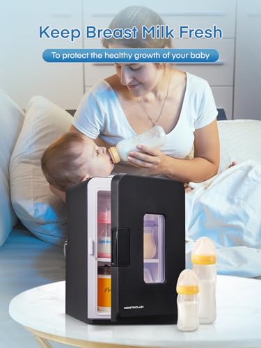 Northclan YT-A-15X Mini Fridge For Bedroom 15L, 21 Cans Small Skincare Fridge thumb #3