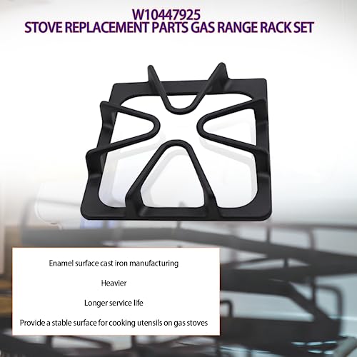 Compare 2023 Upgraded W10447925 Stove Burner Grate Replacement Parts